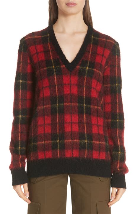 michael kors tartan sweater